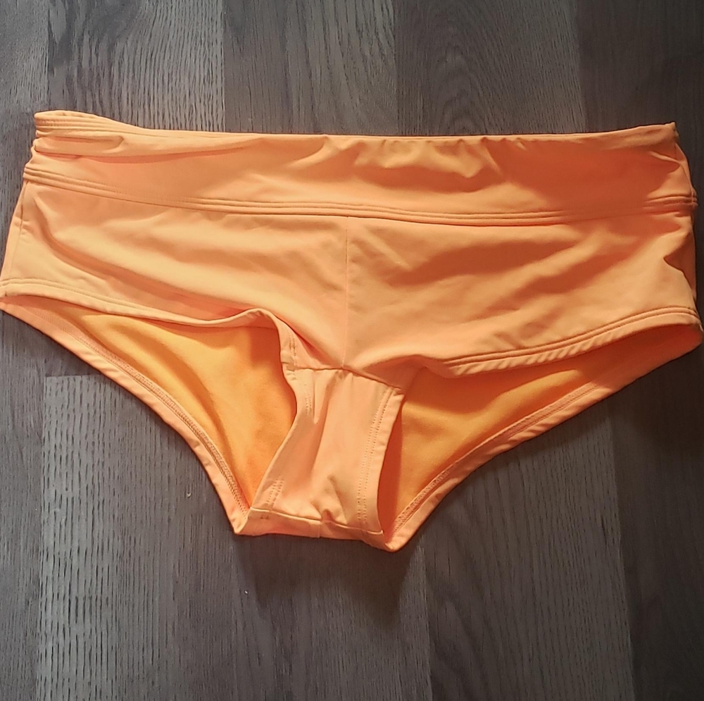 Athleta XS orange swim bottoms